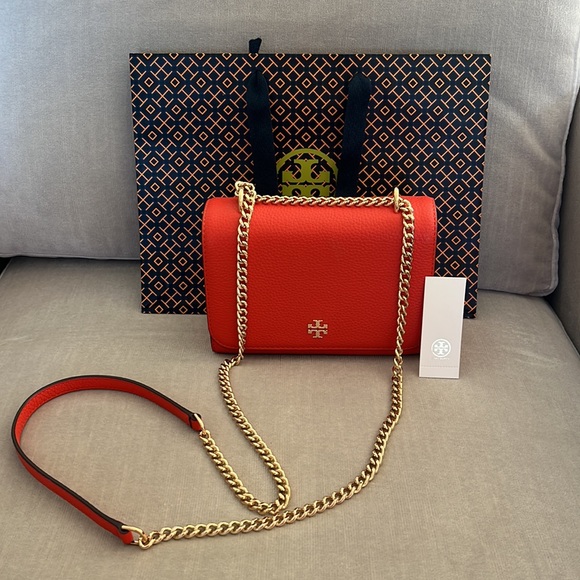 🆕🍀Tory Burch Carter Shrunken Shoulder bag/small - Picture 12 of 13